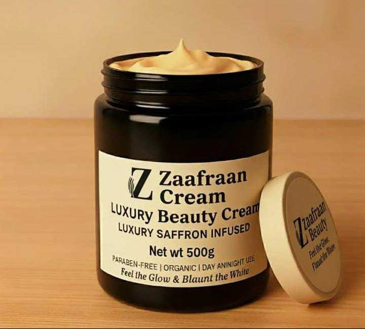 Korean Zaffarani Whitening Cream – Brightening & Skin-Tone Correcting Moisturizer with Saffron Extract for Glowing, Even, Radiant Skin | Daily Face & Body Cream 500gram